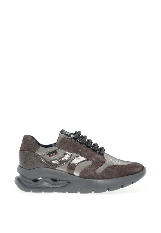 CallagHan Metallic Panel Walking Trainers, Pewter