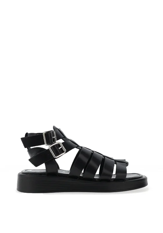 Lloyd and Pryce Arrell Caged Platform Sandals, Stealth