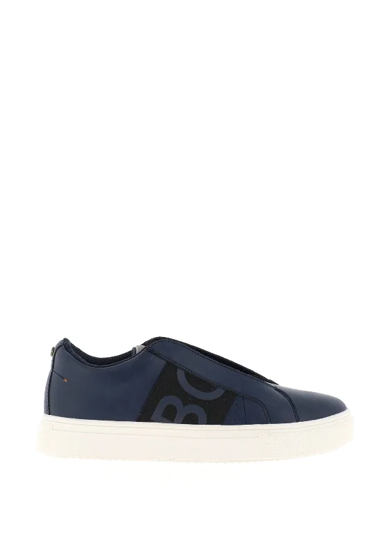 Tommy Bowe Womens Richey Slip on Trainers, Navy