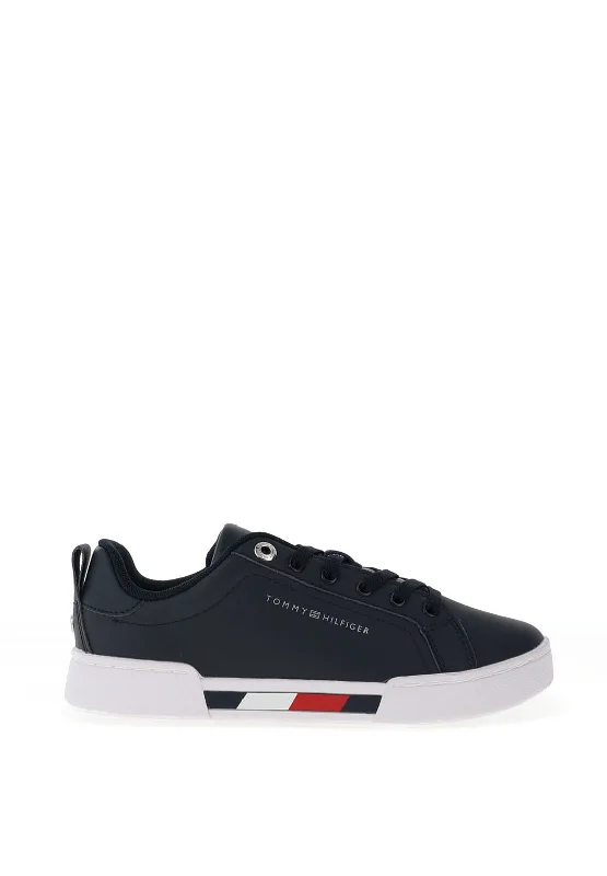 Tommy Hilfiger Womens Tricolor Insert Trainers, Navy