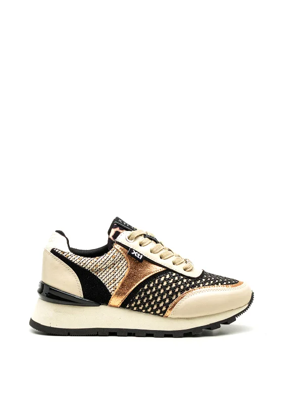 Xti Woven Trainer, Cream