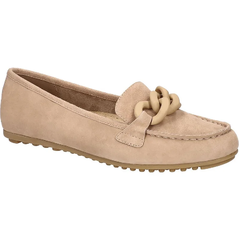 Bella Vita Womens Cullen Suede Slip-On Loafers