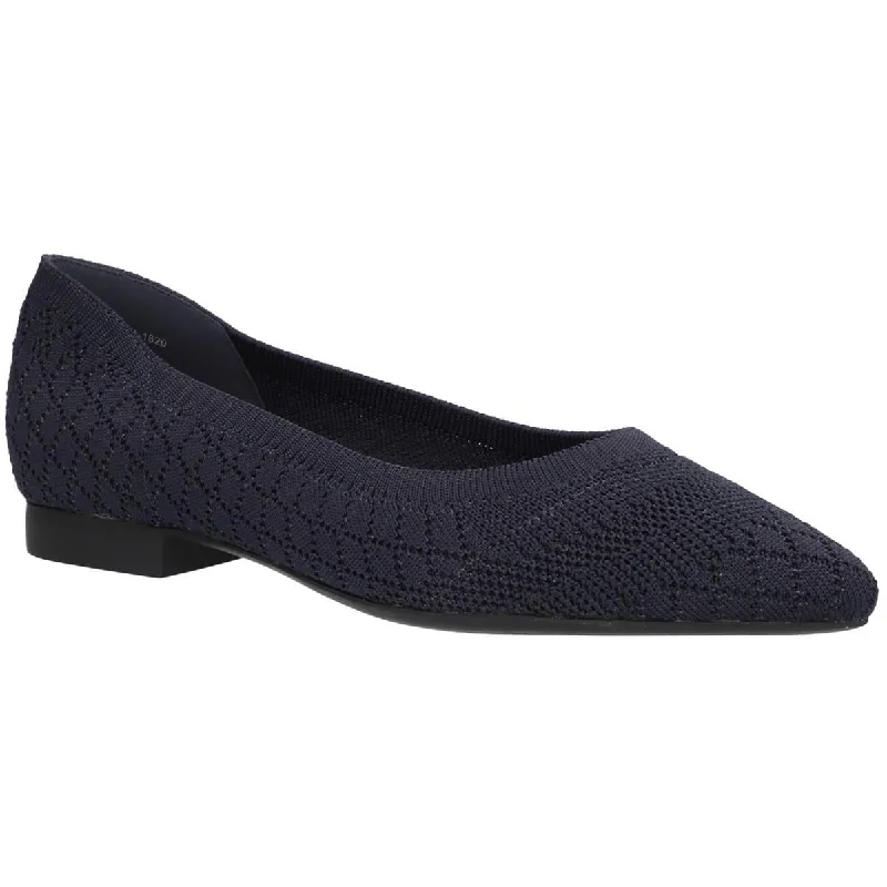 Bella Vita Womens Mireya Knit Slip-On Ballet Flats