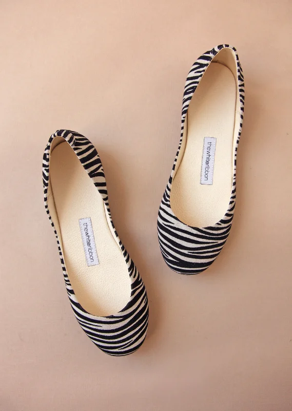 MILA BALLET FLATS – ZEBRA PRINT