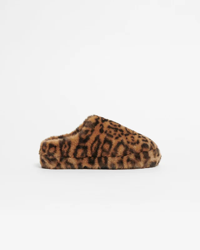 Misha Leopard Slipper