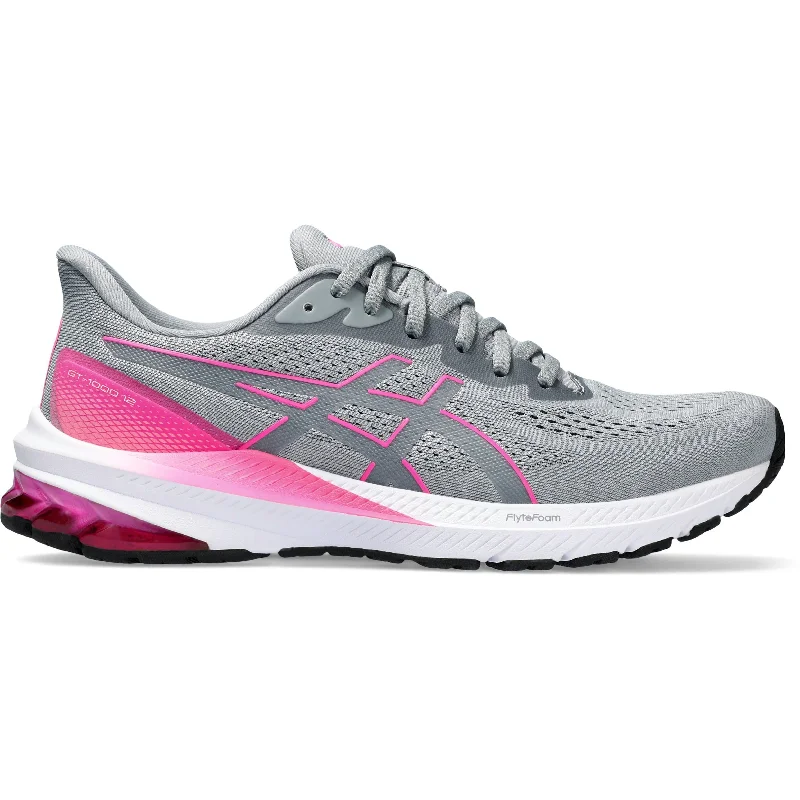 Asics GT 1000 12 Womens Running Shoes - Grey