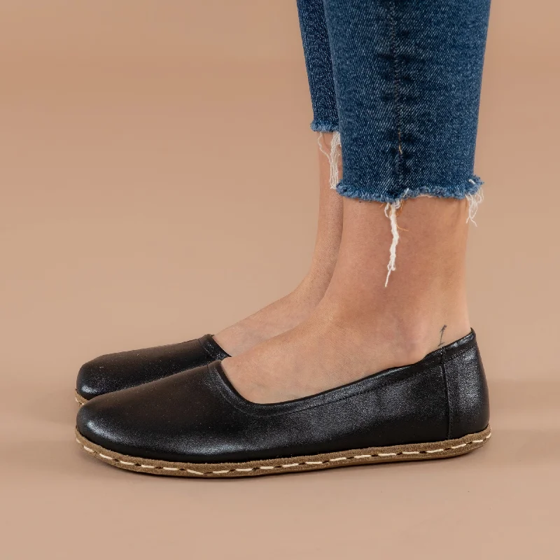 Black Barefoot Ballet Flats