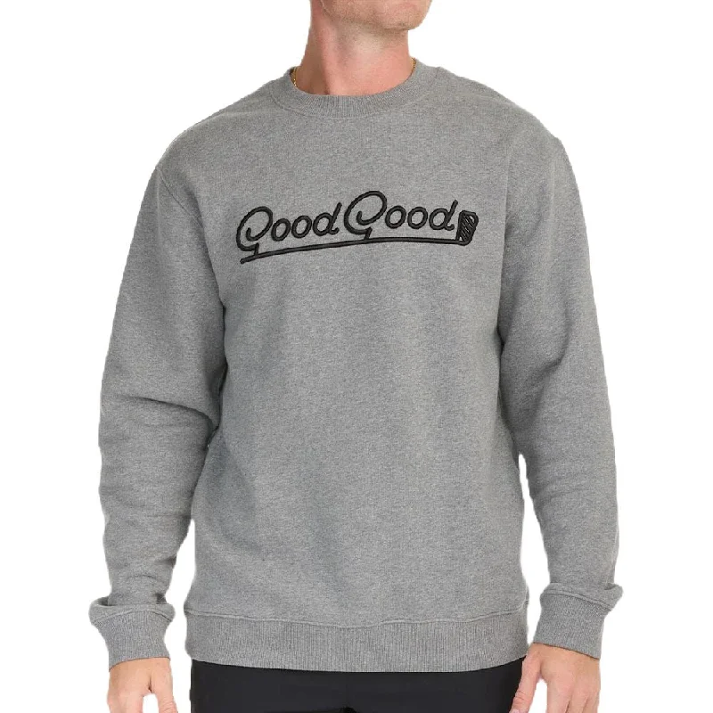 GoodGood Golf Club Fleece Crewneck Golf Sweater 2024