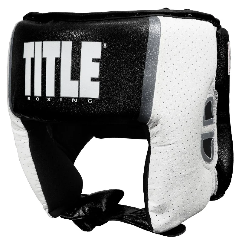 TITLE Boxing Aerovent Elite USA Boxing Competition Headgear – Open Face