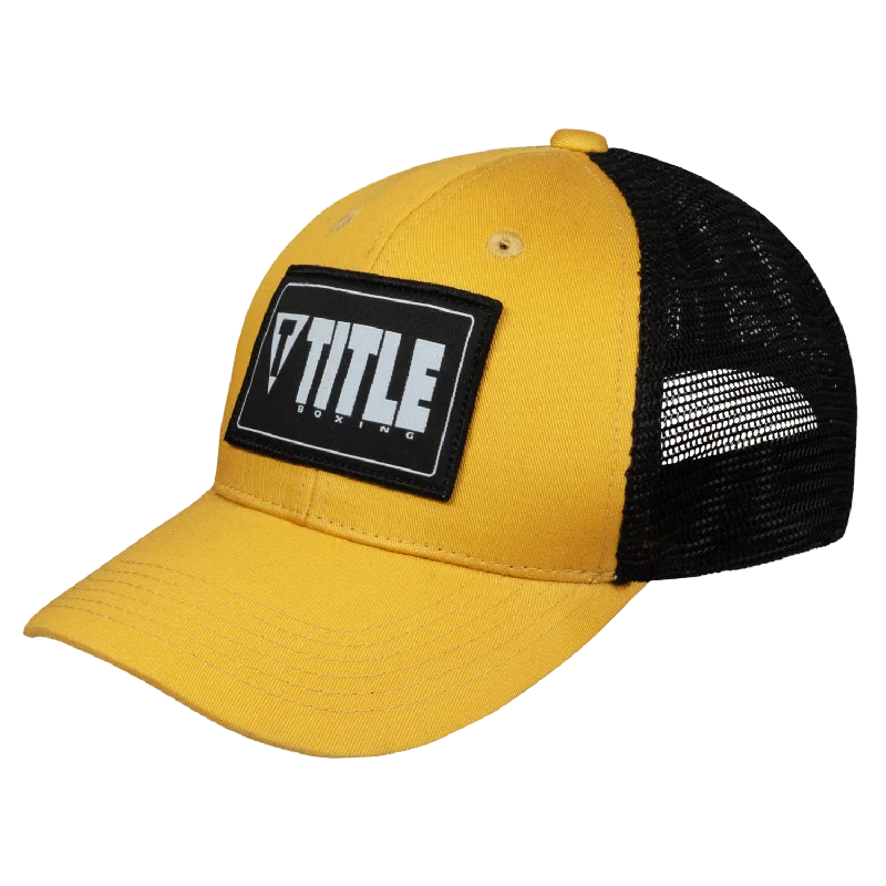 TITLE Boxing Patch Label Adjustable Cap