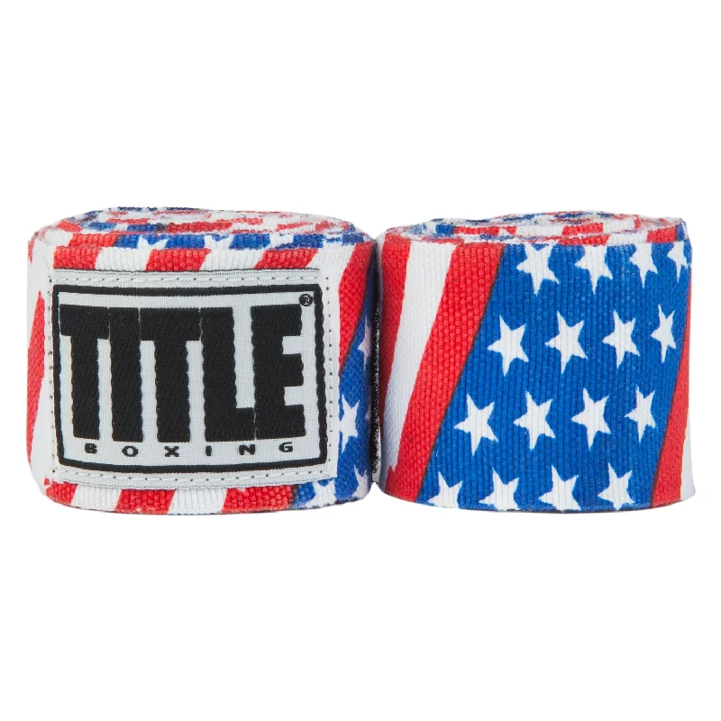 TITLE Boxing Print Hand Wraps 180"