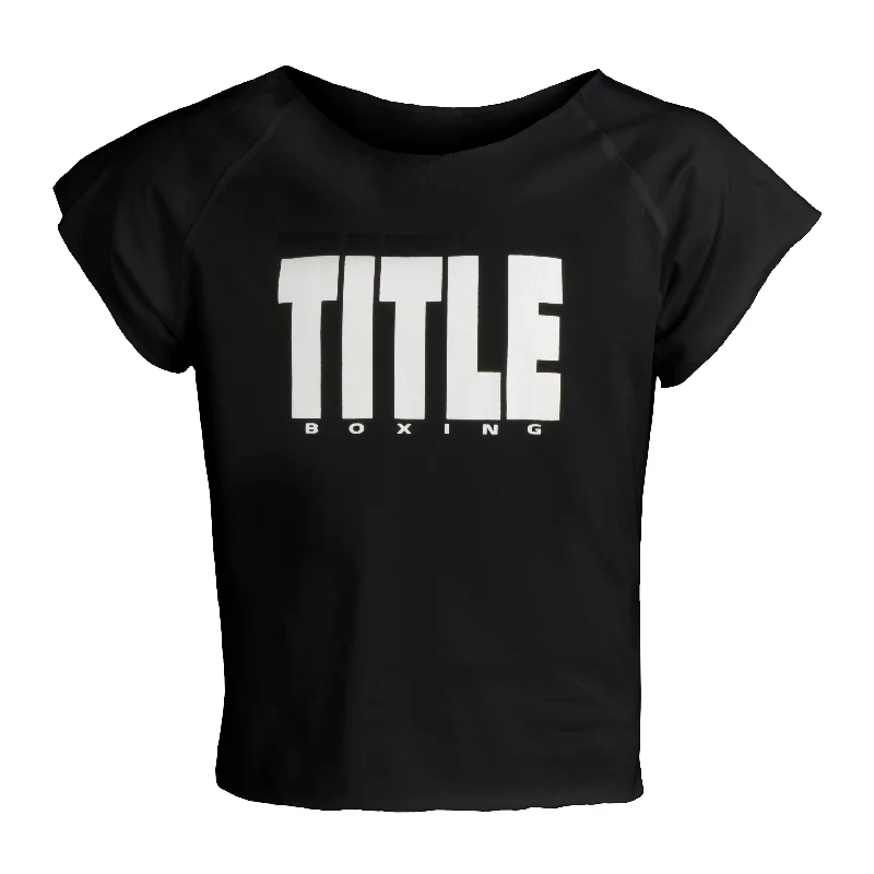 TITLE Boxing Raglan Crop Top