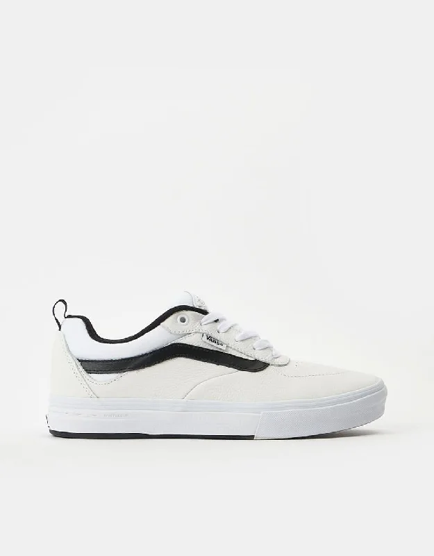 Vans Kyle Walker Skate Shoes -  Leather True White/Black