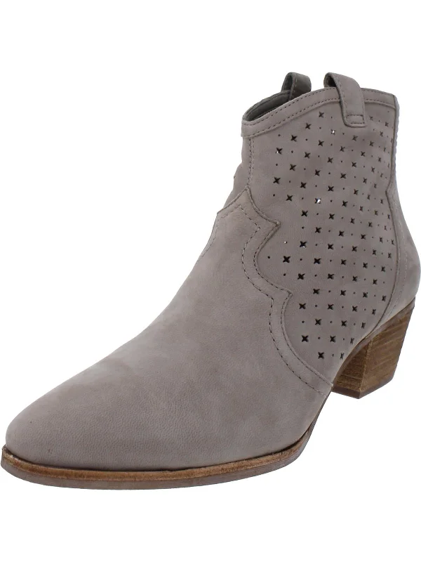 Reynolds Womens Leather Heels Ankle Boots