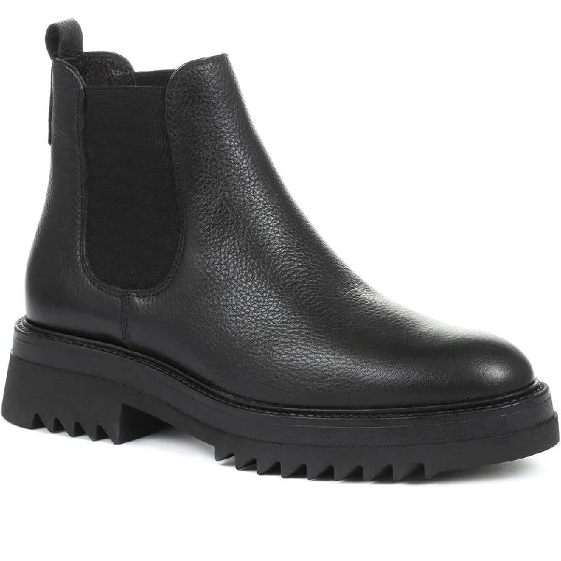 Trieste Chunky Leather Chelsea Boots - TRIESTE / 318 810